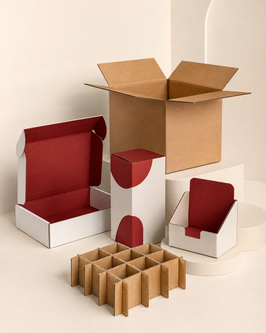 Custom corrugated boxes, mailer packaging and retail displays